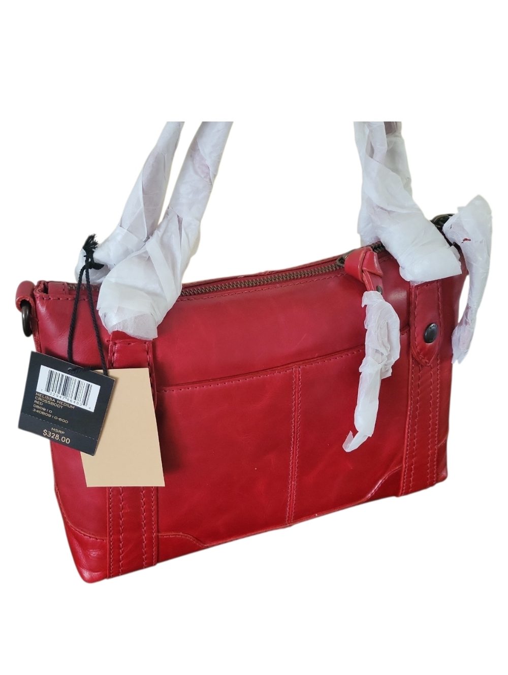 Frye Melissa Medium Crossbody, Red